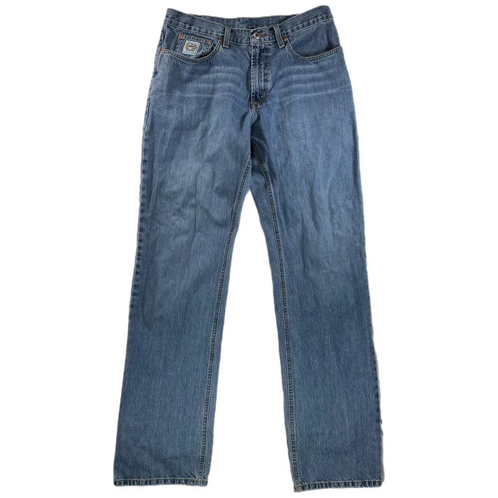 Cinch White Label Relaxed Fit Mid Rise Straight Leg Jeans Size 36x37